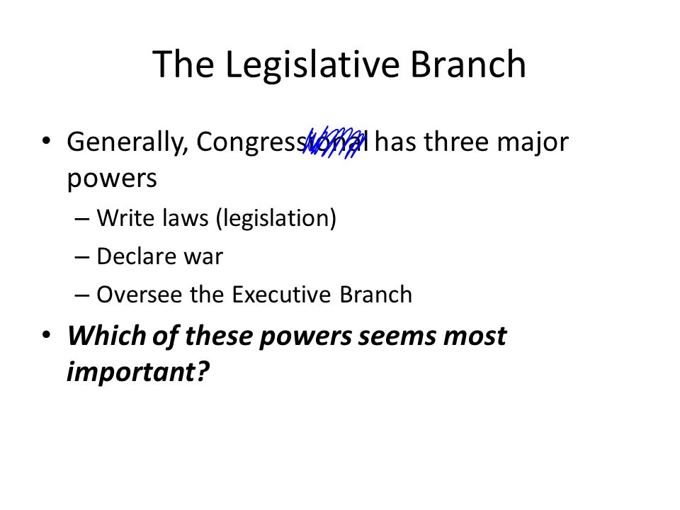 Aim: What Is The Role Of The Legislative Branch? - Ppt Video Online Download