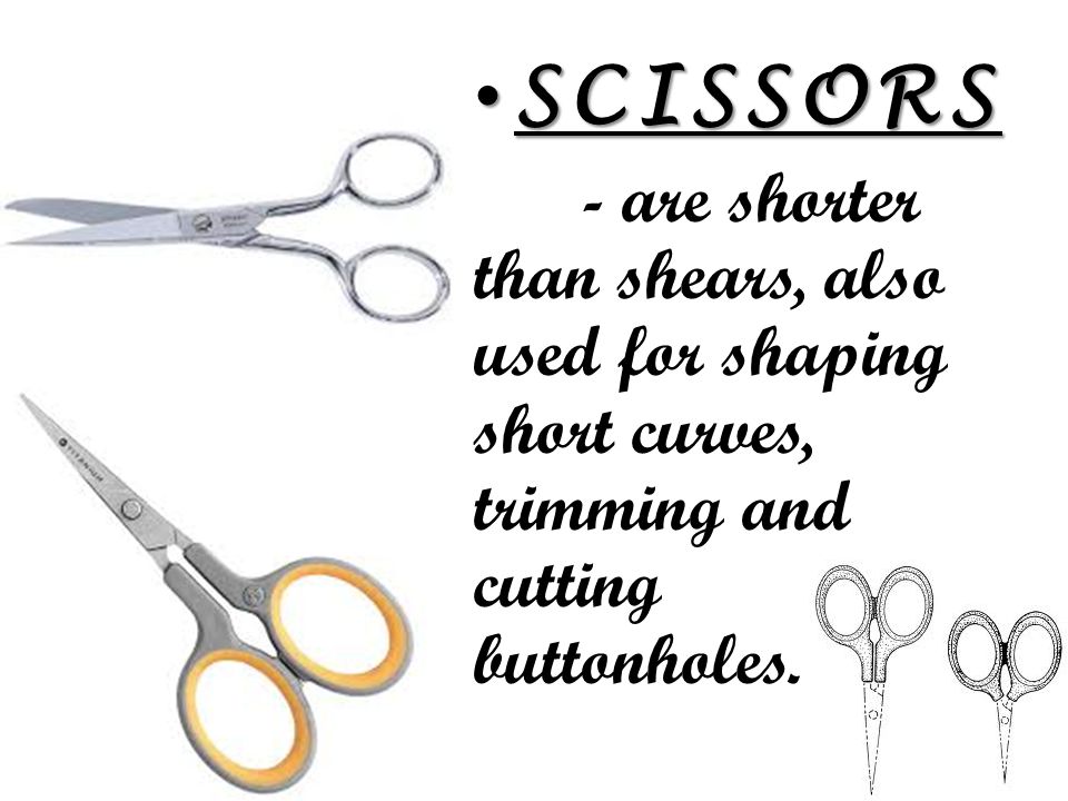 trimming scissors definition