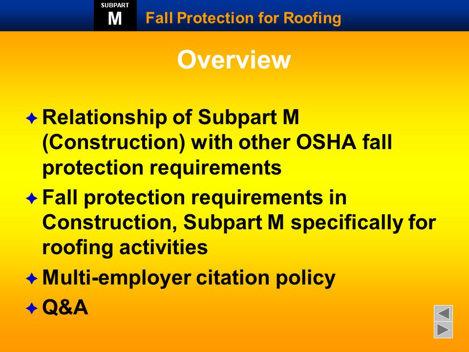 Fall Protection In The Roofing Industry Ppt Video Online Download