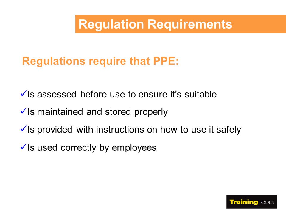 Regulation Requirements