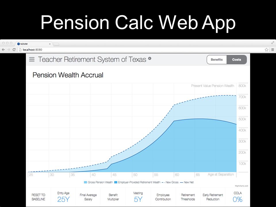 Pension Calc Web App