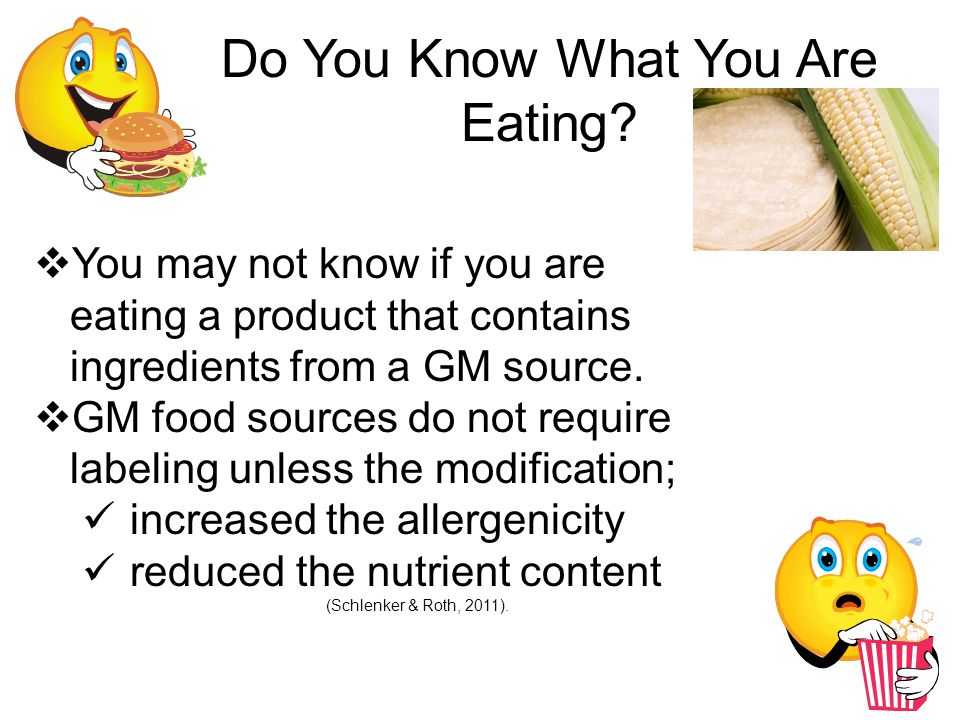 Do You Know What You Are Eating