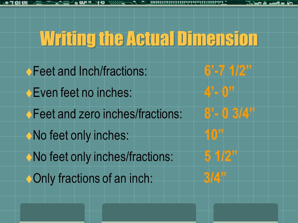 Architectural Dimensioning Part 1 Ppt Video Online Download