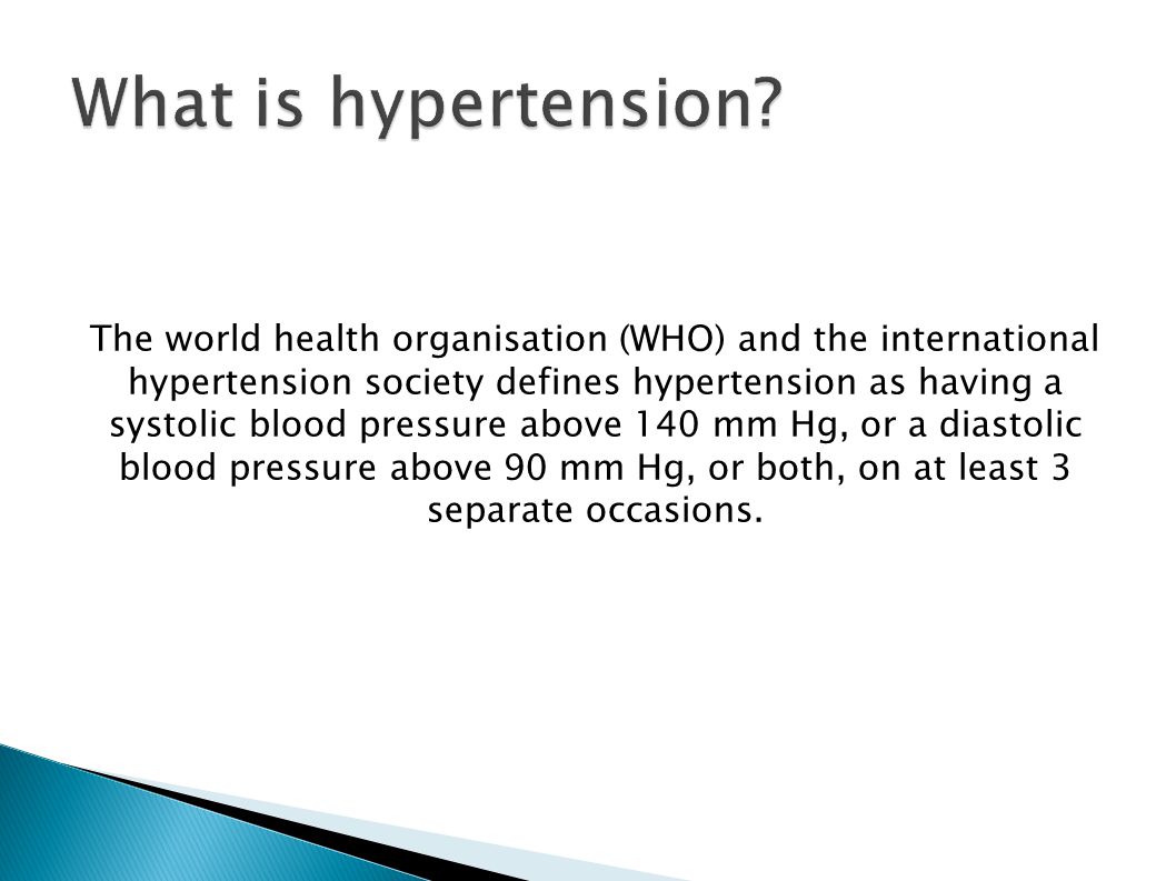 What is hypertension