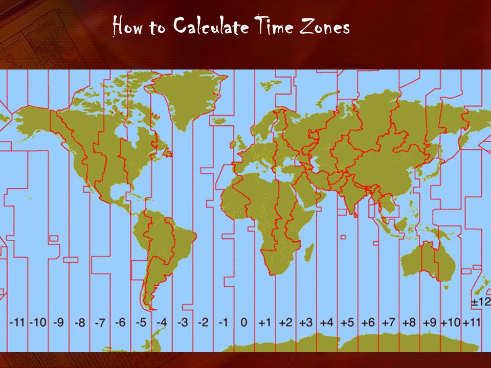 World Time Zones and the International Date Line - ppt video online download