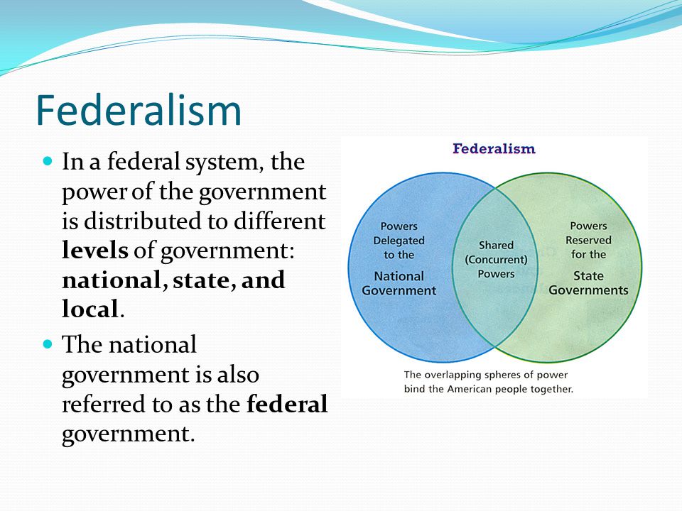 😎 Similarities between state and federal government State Government