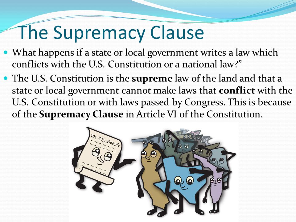 where is the supremacy clause found in the constitution