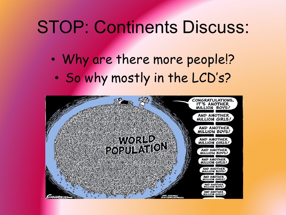 STOP: Continents Discuss: