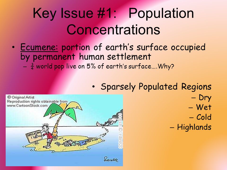 Key Issue #1: Population Concentrations