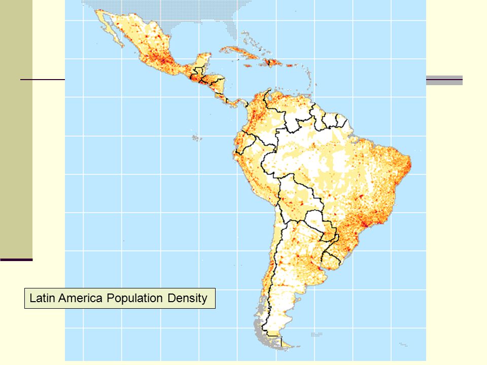 Latin America Population Density