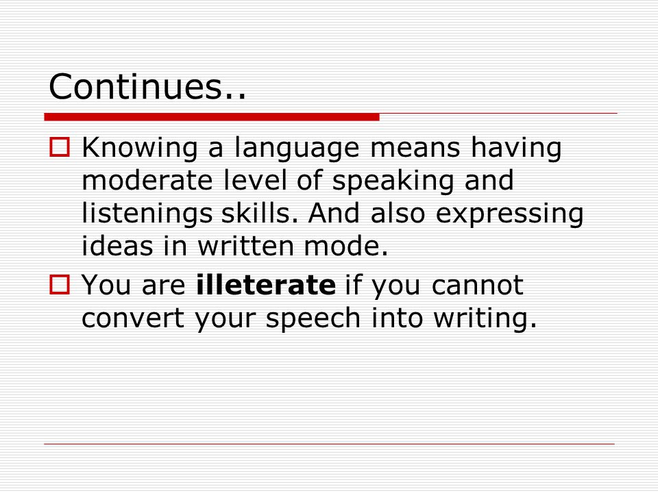 Use proper language.