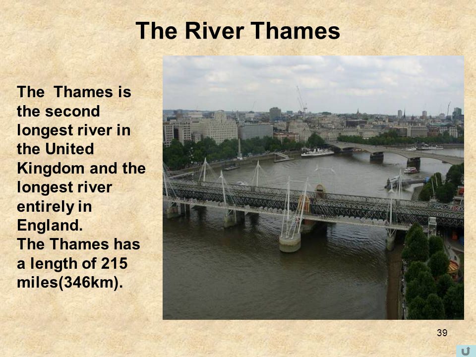 Песни рек английские. Река Темза презентация. The River Thames презентация. The Thames презентация по английскому. River Thames in London презентация.
