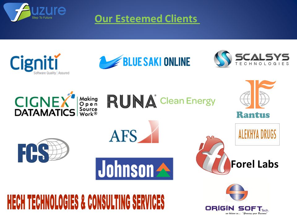 Our Esteemed Clients Forel Labs