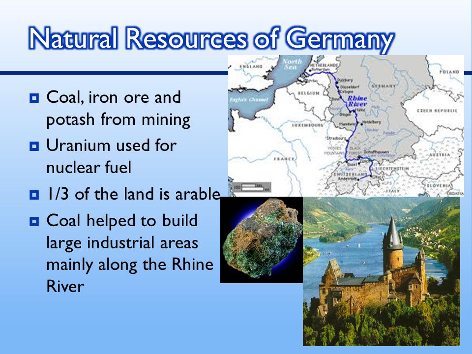 Natural Resources of Germany