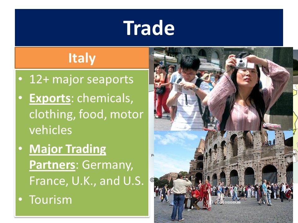 Trade Italy 12+ major seaports
