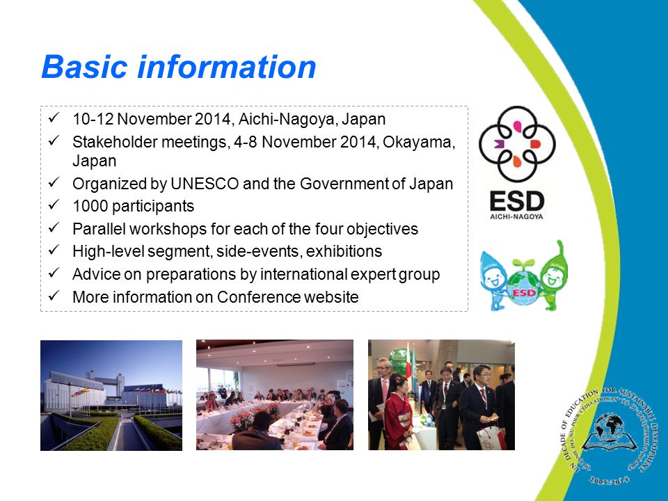 Basic information November 2014, Aichi-Nagoya, Japan