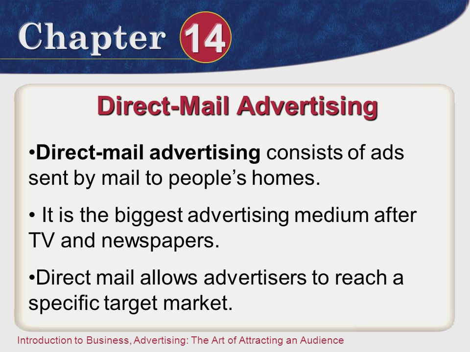 Direct-Mail Advertising