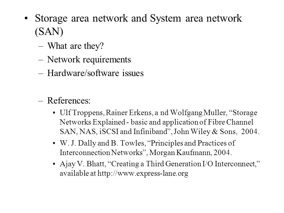 Ppt Storage Area Network San Powerpoint Presentation Free Download Id 6738743
