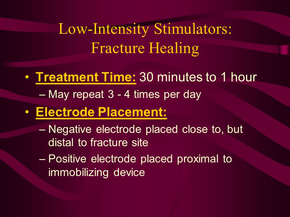 Low-Intensity Stimulators: Fracture Healing