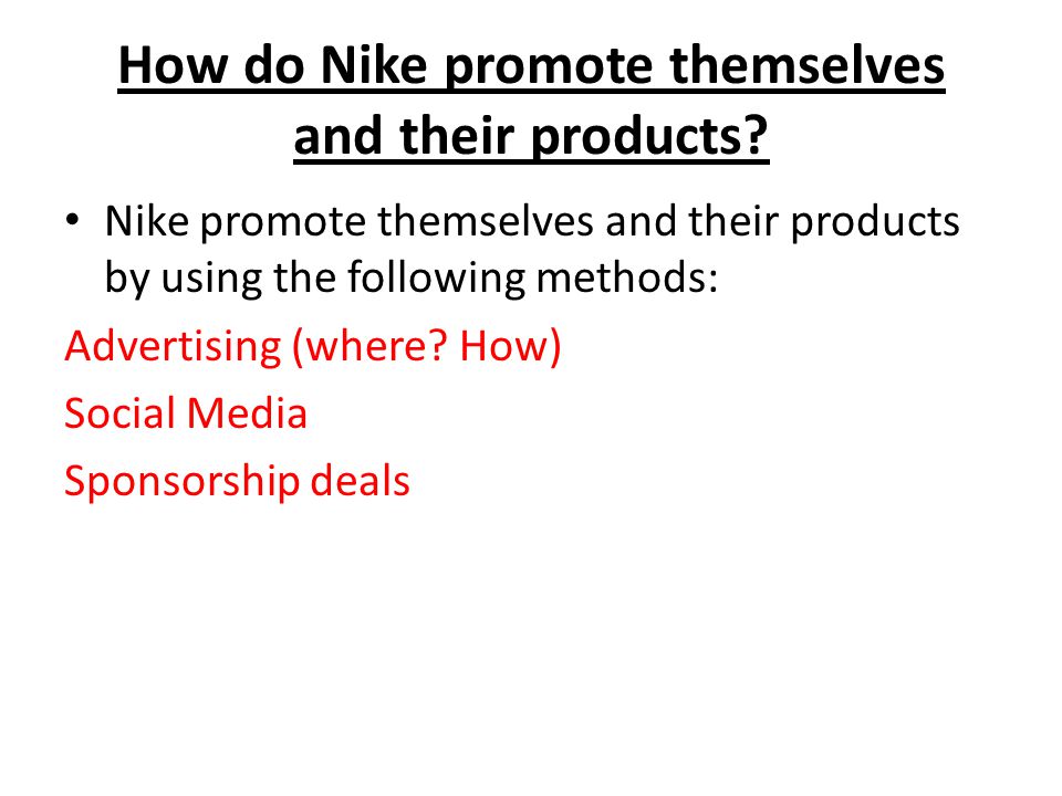 P3 – Nike and their Marketing Mix - ppt video online download