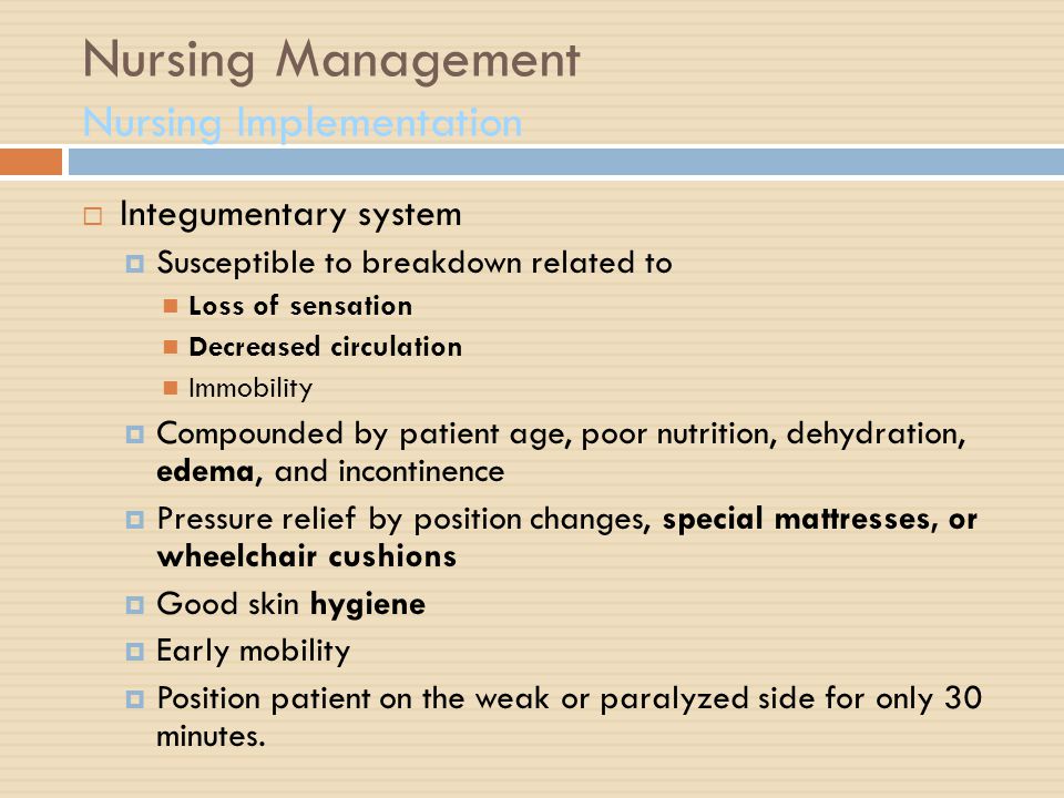 Stroke Nursing Management Ppt Download