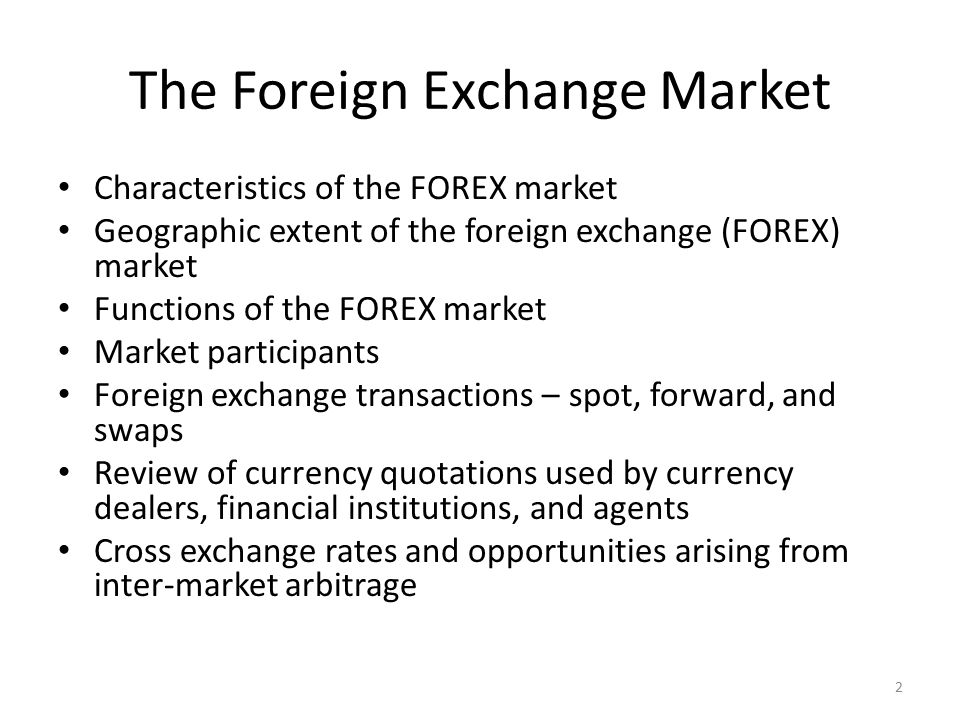 The Foreign Exchange Market Ppt Video Online Download - 