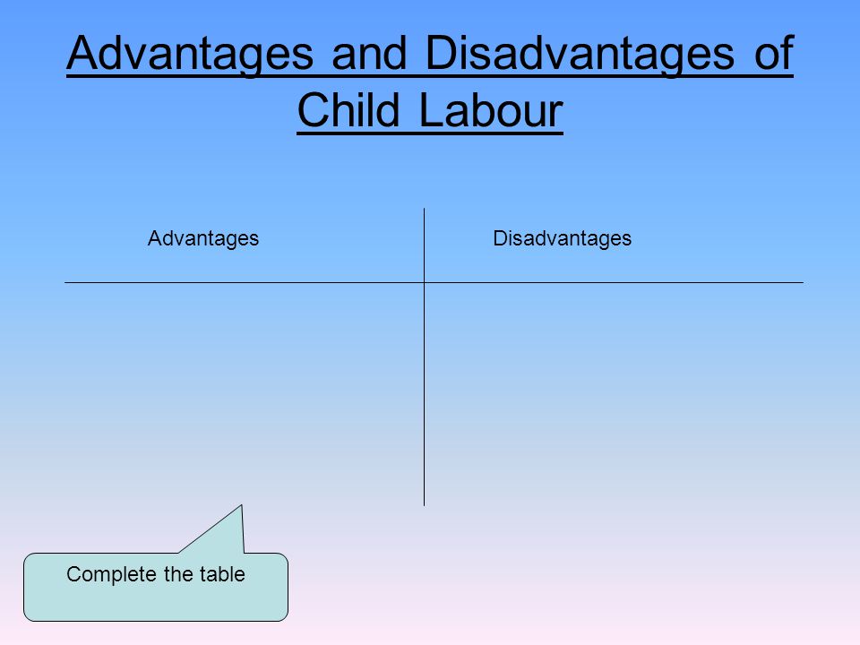 advantages of labour
