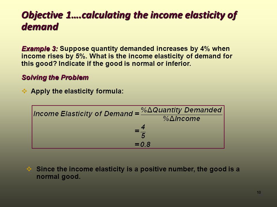 Income Elasticity of Demand and Cross Price Elasticity of Demand - ppt  download