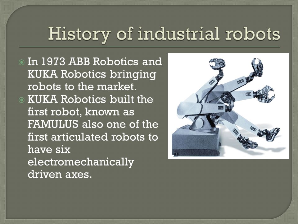 Industrial robots …………………….BUT FSI. - ppt video online download