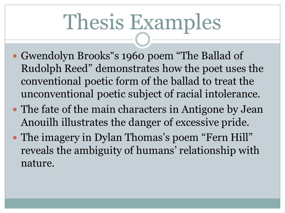 examples of literary analysis essays on poems