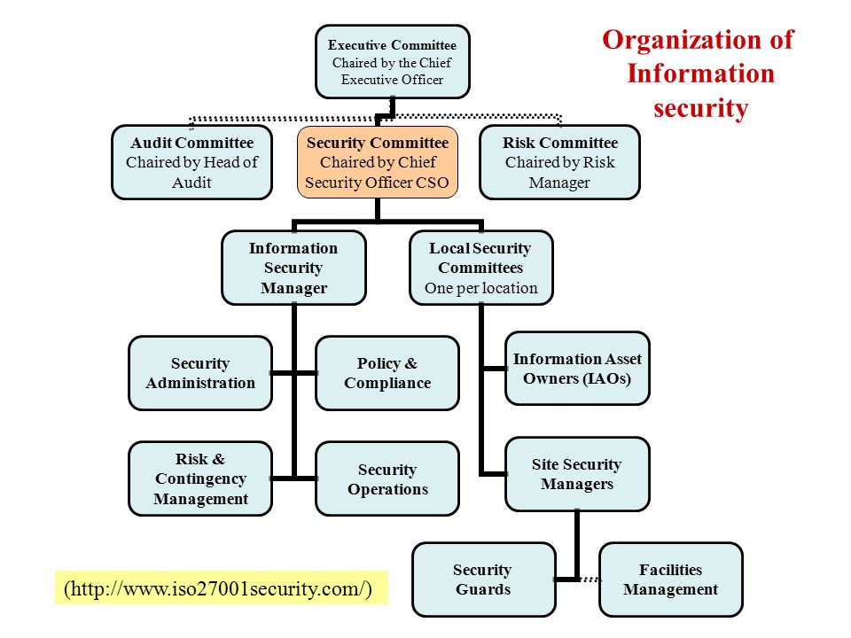 Information Security Organizational Chart