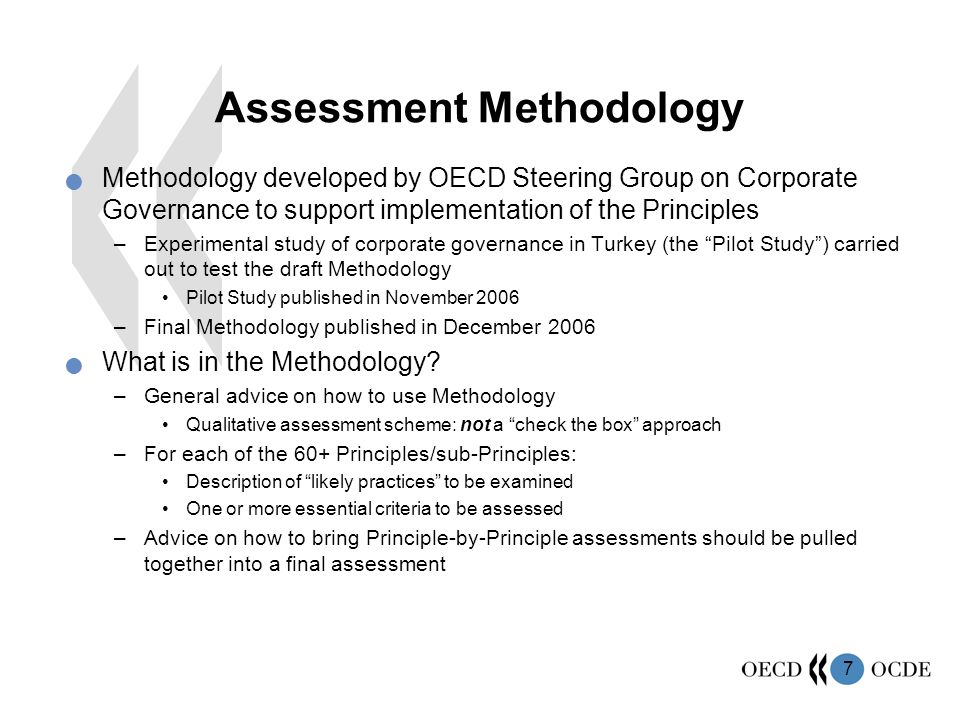 Assessment Methodology