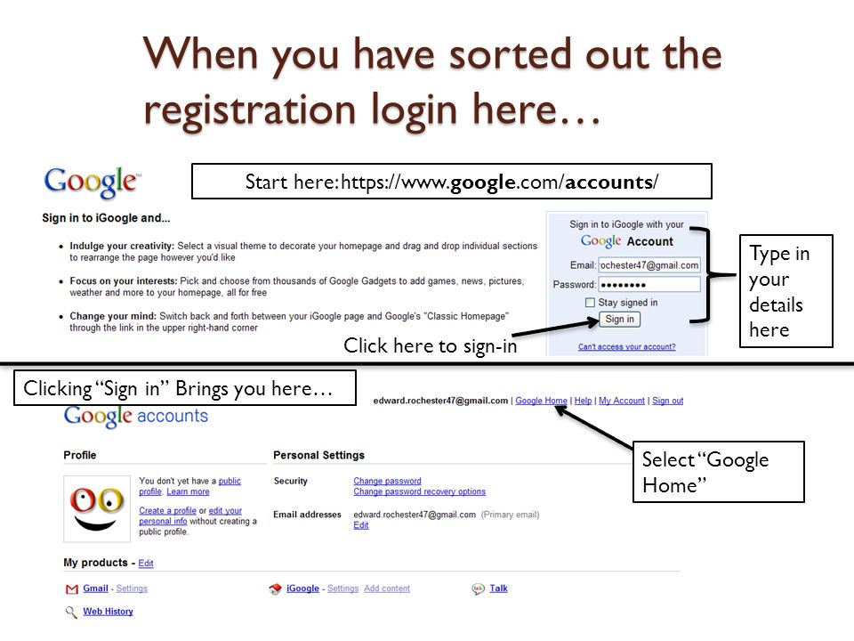 When you have sorted out the registration login here…
