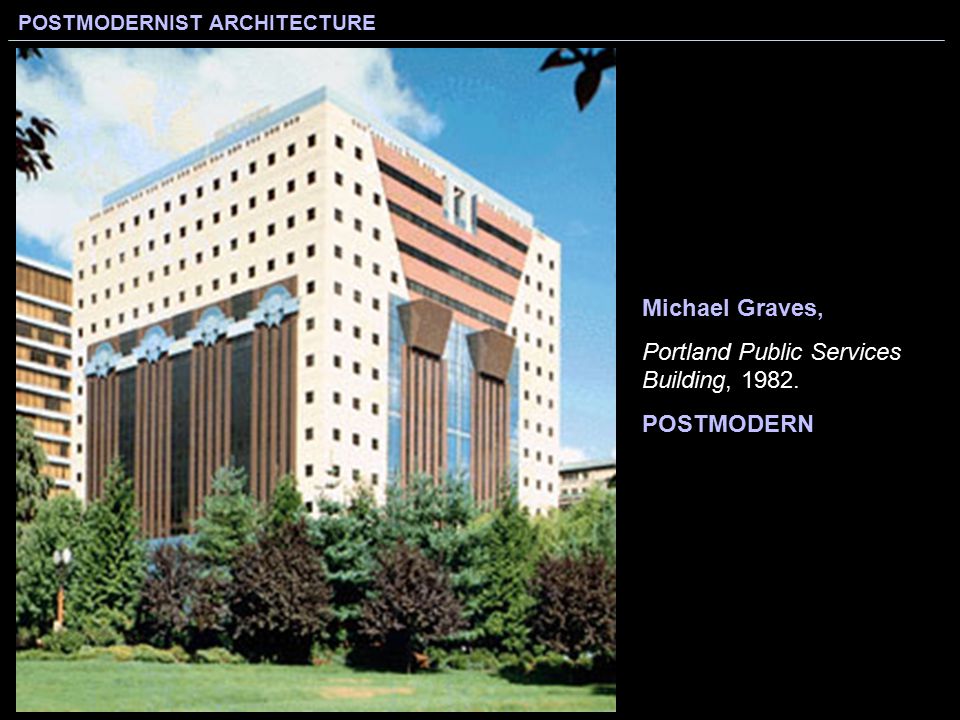 Michael Graves, Portland Public Services Building, POSTMODERN