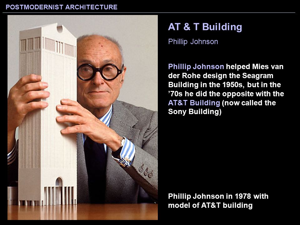 AT & T Building Phillip Johnson