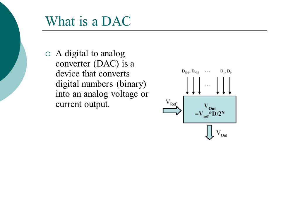 DAC Definition - What is a DAC?