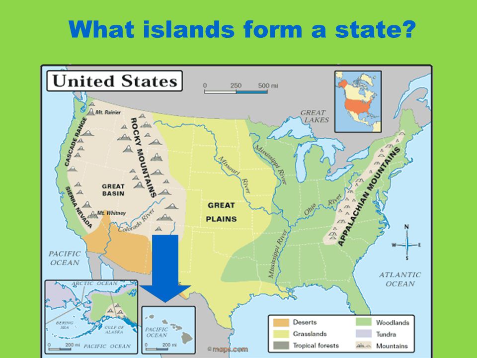 What islands form a state