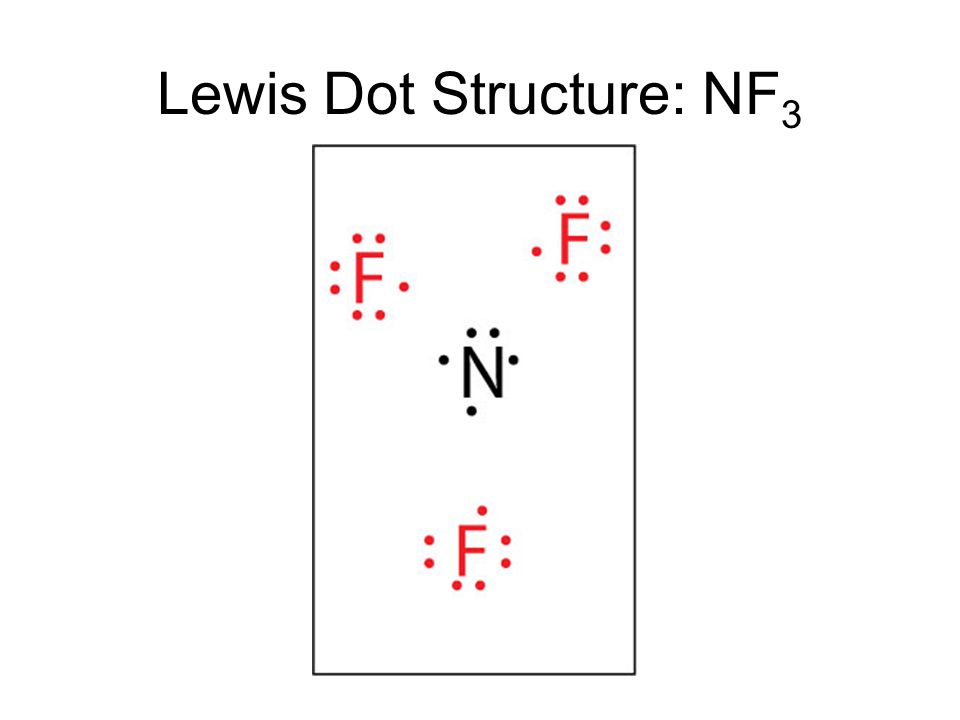 Lewis Dot Structure: NF3.