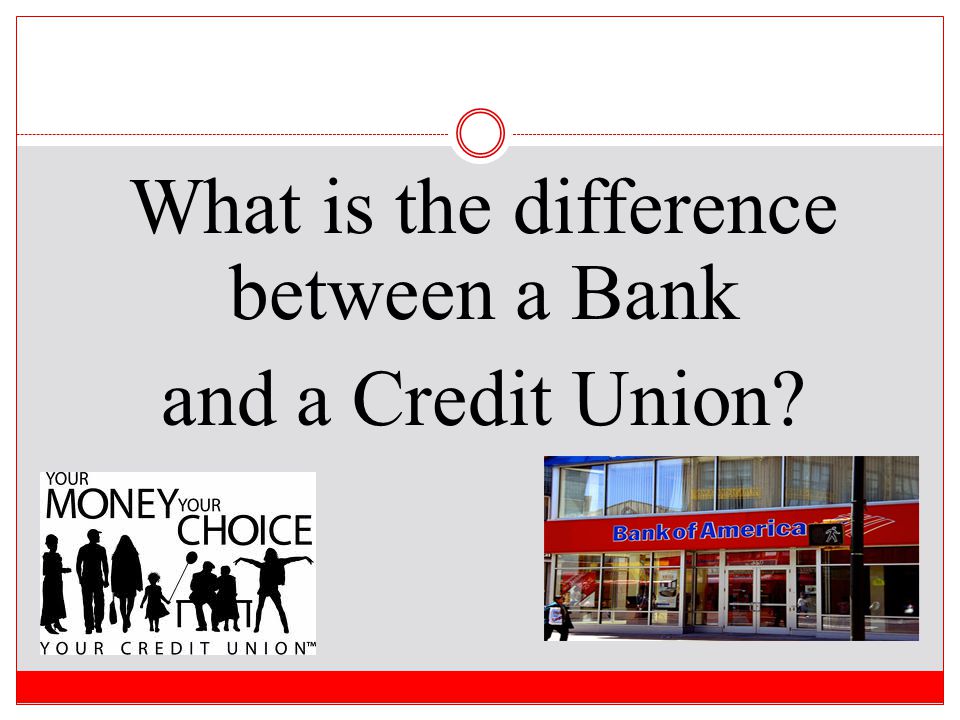 What is the difference between a Bank