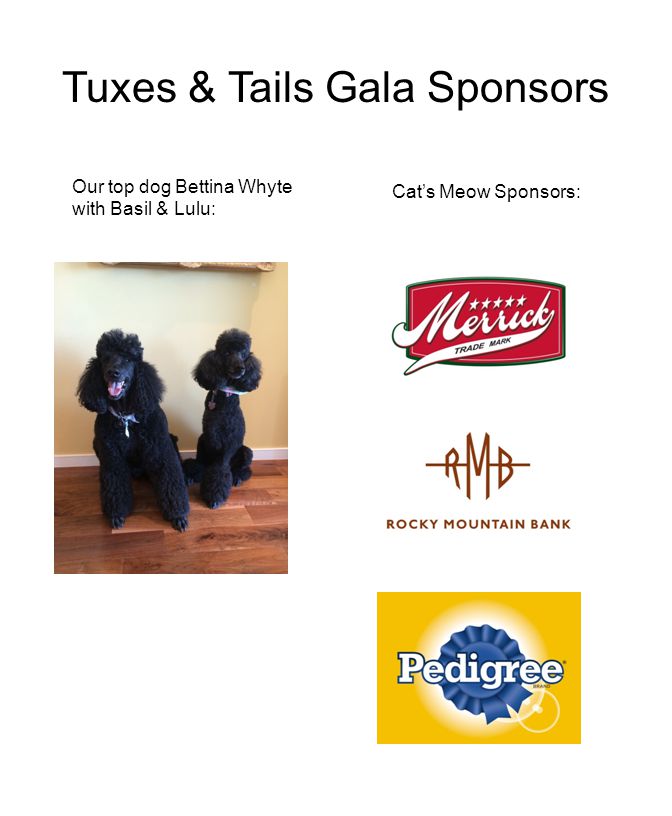 Tuxes & Tails Gala Sponsors