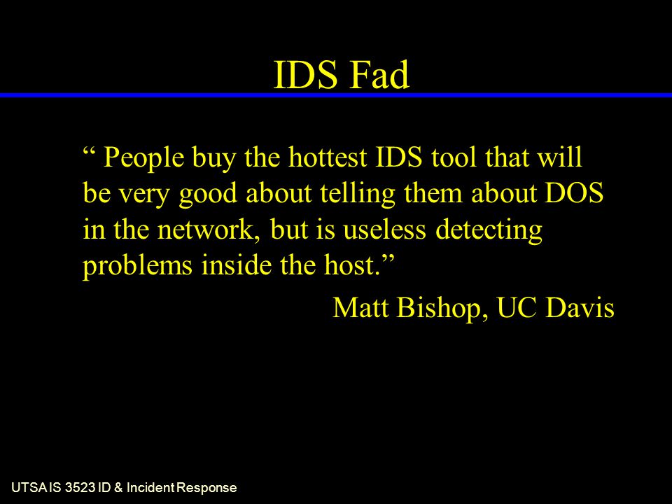 IDS Fad