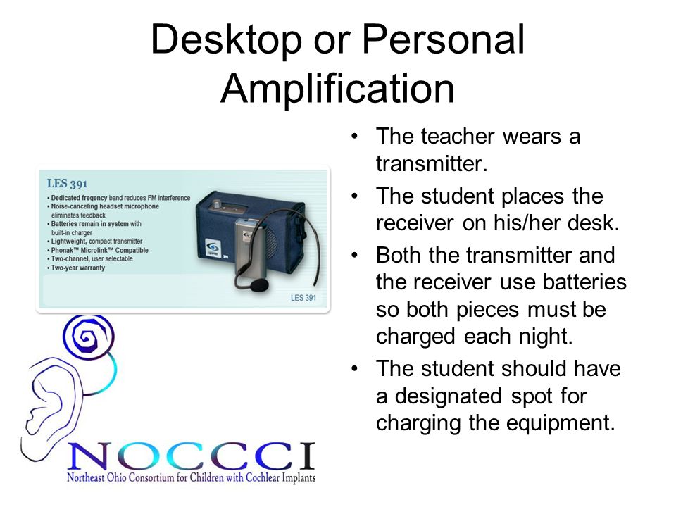 Desktop or Personal Amplification