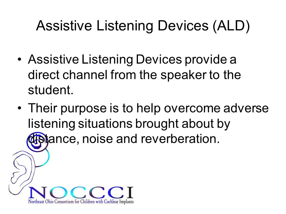 Assistive Listening Devices (ALD)