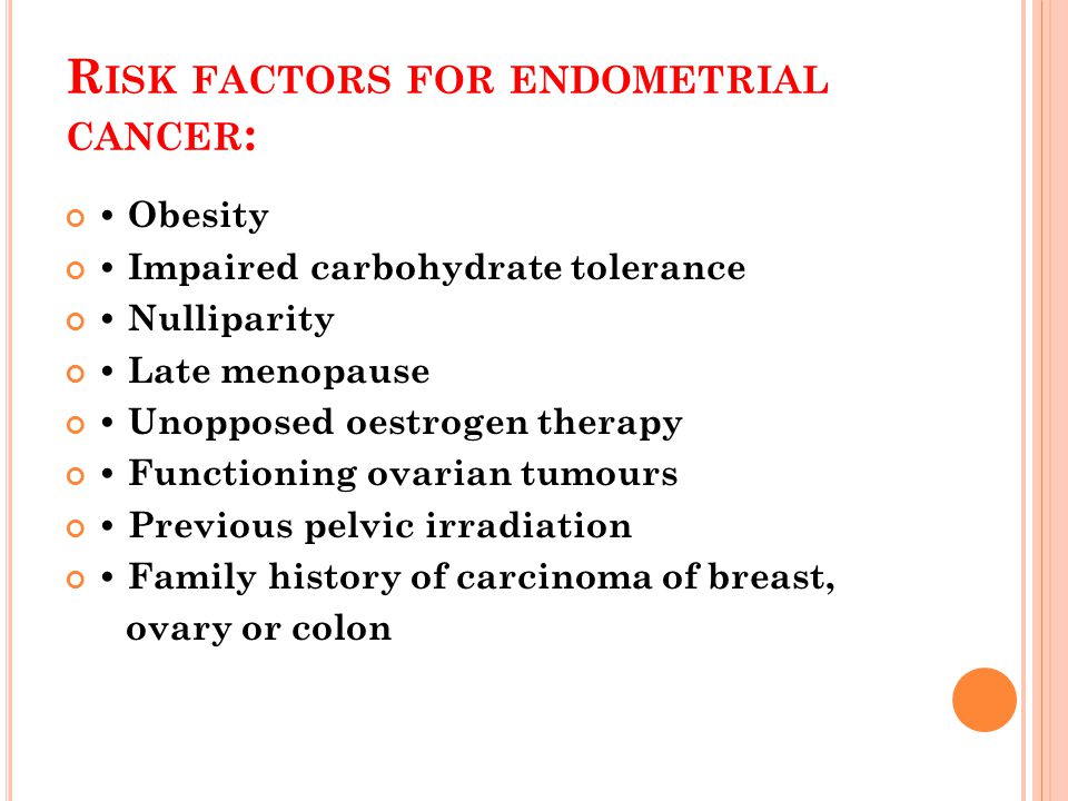 Cancer endometrial ppt,