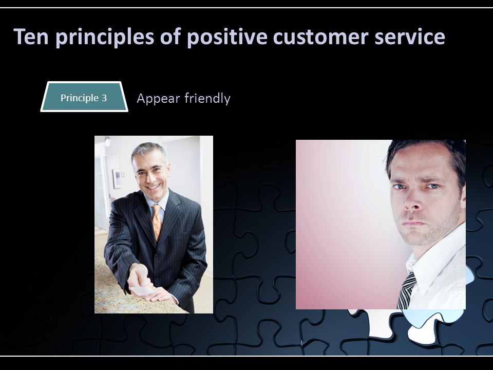 Ten principles of positive customer service