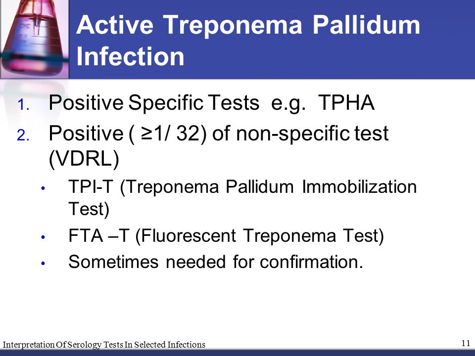 Treponema pallidum отрицательный