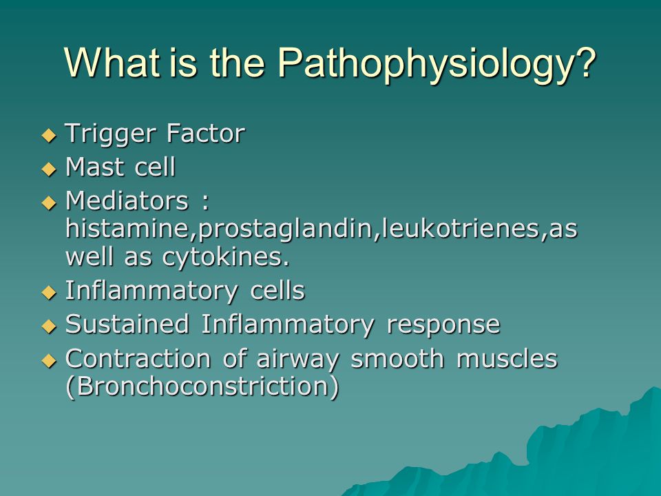 What is the Pathophysiology