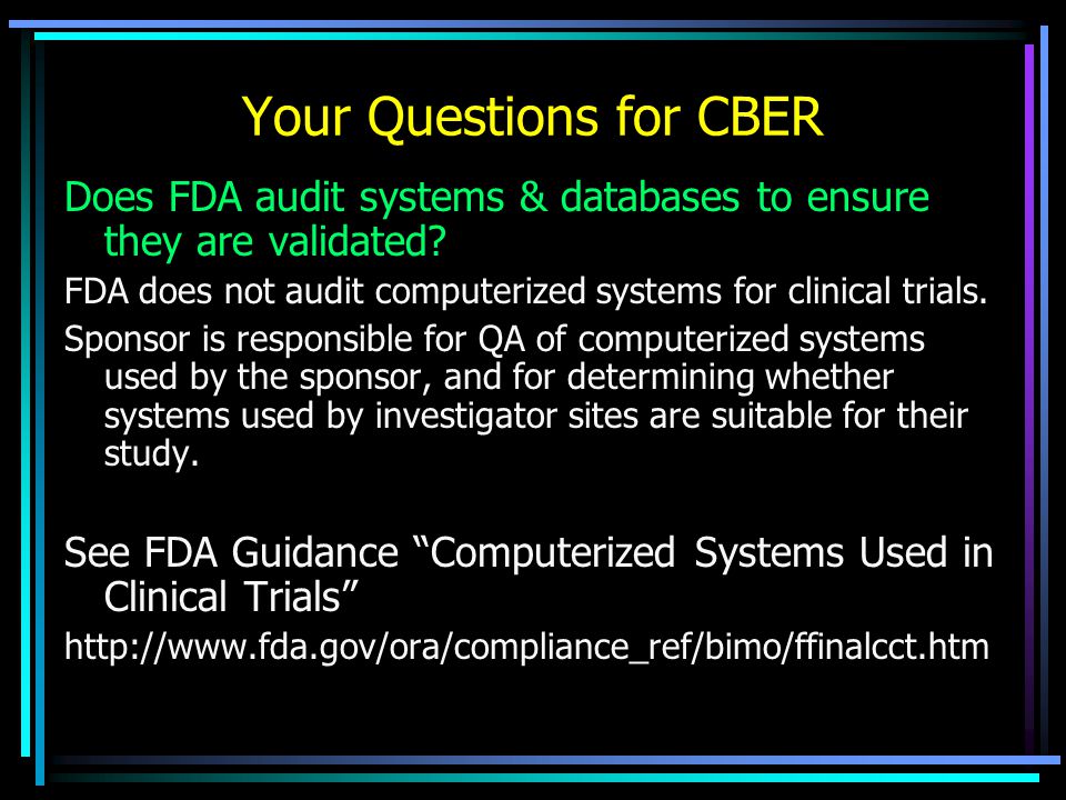 Good Clinical Practices and FDA Inspections - ppt video online download
