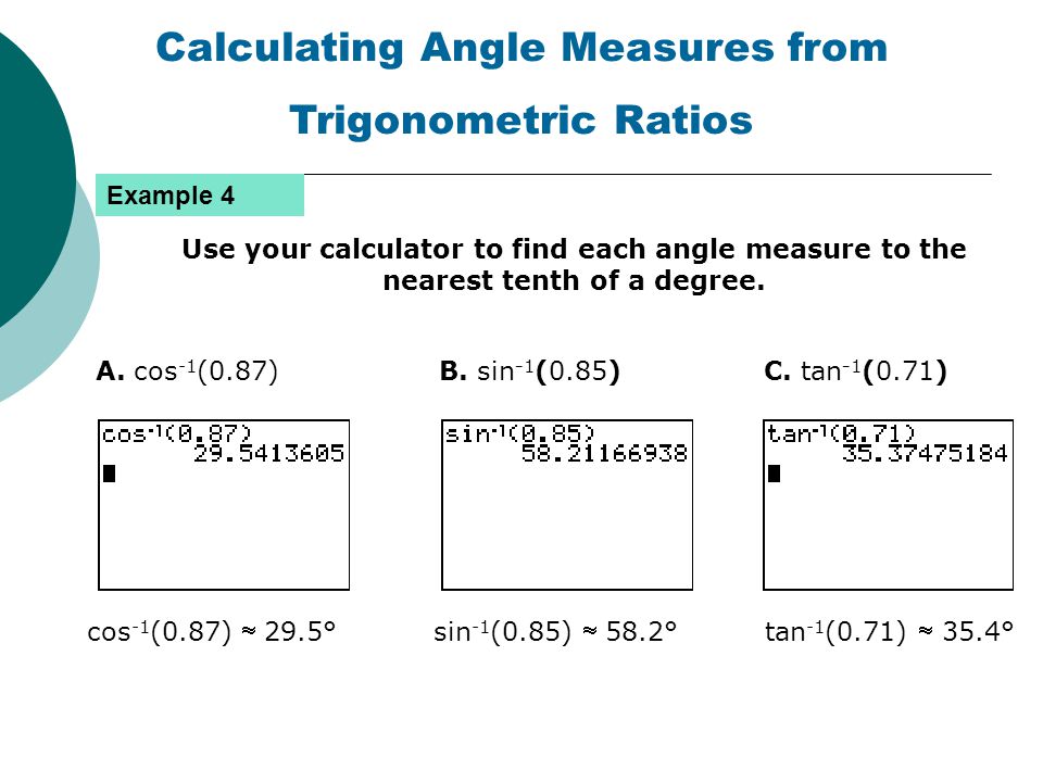 Calculating Angle Measures from