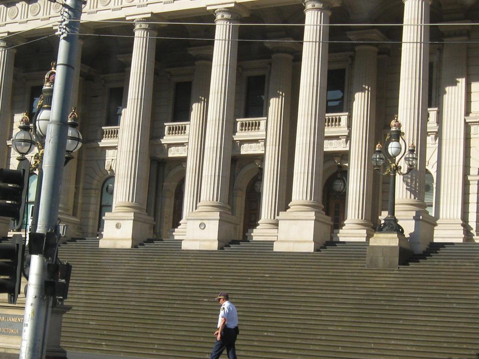 Victoria Parliament in Melbourne